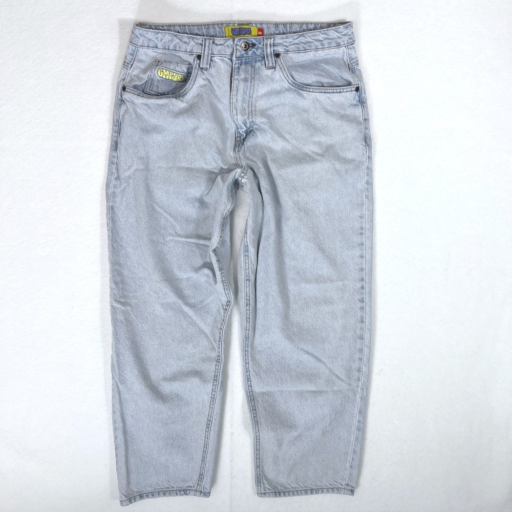 Empyre Colby Loose Fit Skate Jeans 30 Baggy Wide Leg 90s Y2K Grunge Sk8 Graffiti